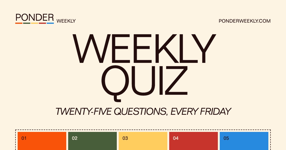 I proposed to my wife with a quiz I wrote, now we write one together every Friday